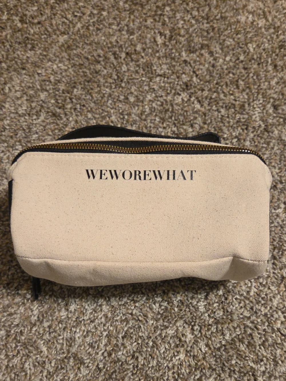 WEWOREWHAT 100% Cotton Canvas Cosmetic Bag